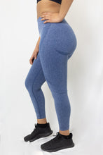 Load image into Gallery viewer, Seamless Contour Leggings - Marble Blue - Built To Last Apparel
